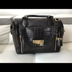 Michael Kors Brown Leather and Suede Purse